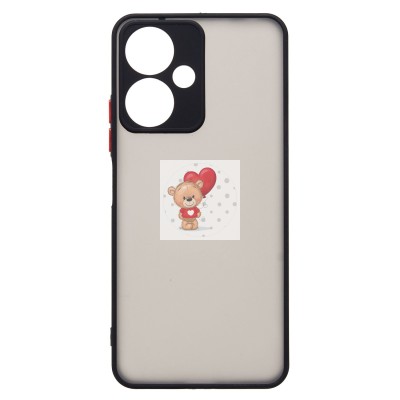 Чехол-накладка для Xiaomi Poco M6 5G (черный) - PC041