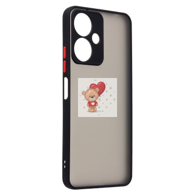 Чехол-накладка для Xiaomi Redmi 13C 5G (черный) - PC041 Чехол-накладка для Xiaomi Redmi 13C 5G (черный) - PC041