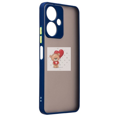 Чехол-накладка для Xiaomi Redmi 13C 5G (темно-синий) - PC041 Чехол-накладка для Xiaomi Redmi 13C 5G (темно-синий) - PC041