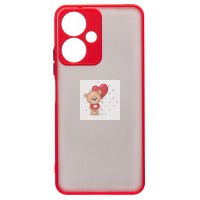 Чехол-накладка для Xiaomi Redmi 13C 5G (красный) - PC041 Чехол-накладка для Xiaomi Redmi 13C 5G (красный) - PC041