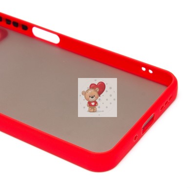 Чехол-накладка для Xiaomi Redmi 13C 5G (красный) - PC041 Чехол-накладка для Xiaomi Redmi 13C 5G (красный) - PC041