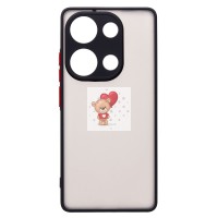 Чехол-накладка для Xiaomi Poco M6 Pro 4G (черный) - PC041