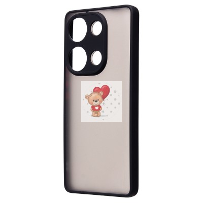 Чехол-накладка для Xiaomi Poco M6 Pro 4G (черный) - PC041