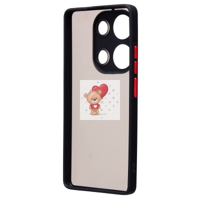 Чехол-накладка для Xiaomi Poco M6 Pro 4G (черный) - PC041