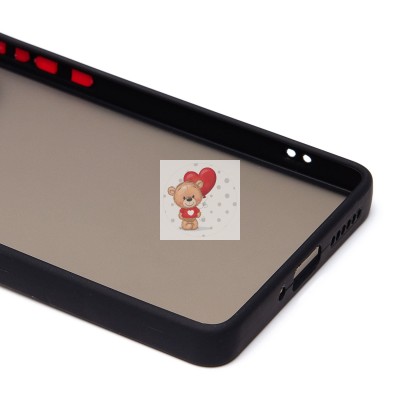 Чехол-накладка для Xiaomi Poco M6 Pro 4G (черный) - PC041