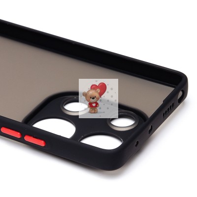 Чехол-накладка для Xiaomi Poco M6 Pro 4G (черный) - PC041