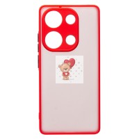 Чехол-накладка для Xiaomi Poco M6 Pro 4G (красный) - PC041