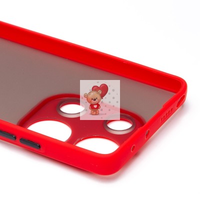 Чехол-накладка для Xiaomi Poco M6 Pro 4G (красный) - PC041