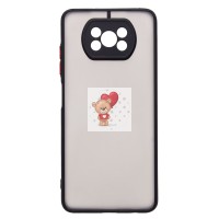 Чехол-накладка для Xiaomi Poco X3 (черный/черный) - PC041 Чехол-накладка для Xiaomi Poco X3 (черный/черный) - PC041