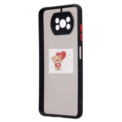 Чехол-накладка для Xiaomi Poco X3 Pro (черный/черный) - PC041 Чехол-накладка для Xiaomi Poco X3 Pro (черный/черный) - PC041