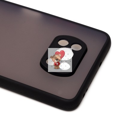 Чехол-накладка для Xiaomi Poco X3 Pro (черный/черный) - PC041 Чехол-накладка для Xiaomi Poco X3 Pro (черный/черный) - PC041