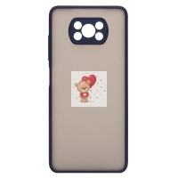 Чехол-накладка для Xiaomi Poco X3 (темно-синий/черный) - PC041 Чехол-накладка для Xiaomi Poco X3 (темно-синий/черный) - PC041