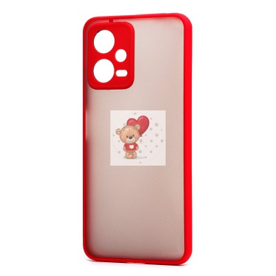 Чехол-накладка для Xiaomi Poco X5 (красный) - PC041