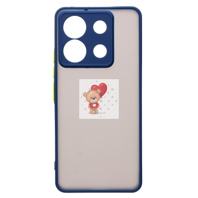 Чехол-накладка для Xiaomi Poco X6 5G (темно-синий) - PC041 Чехол-накладка для Xiaomi Poco X6 5G (темно-синий) - PC041