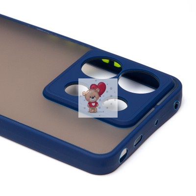 Чехол-накладка для Xiaomi Poco X6 5G (темно-синий) - PC041 Чехол-накладка для Xiaomi Poco X6 5G (темно-синий) - PC041