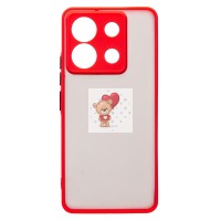 Чехол-накладка для Xiaomi Poco X6 5G (красный) - PC041 Чехол-накладка для Xiaomi Poco X6 5G (красный) - PC041