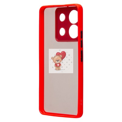 Чехол-накладка для Xiaomi Poco X6 5G (красный) - PC041 Чехол-накладка для Xiaomi Poco X6 5G (красный) - PC041