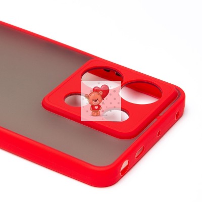 Чехол-накладка для Xiaomi Poco X6 5G (красный) - PC041 Чехол-накладка для Xiaomi Poco X6 5G (красный) - PC041