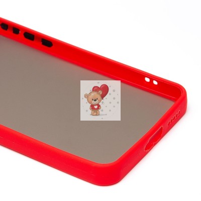 Чехол-накладка для Xiaomi Poco X6 5G (красный) - PC041 Чехол-накладка для Xiaomi Poco X6 5G (красный) - PC041