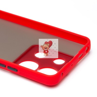 Чехол-накладка для Xiaomi Poco X6 5G (красный) - PC041 Чехол-накладка для Xiaomi Poco X6 5G (красный) - PC041