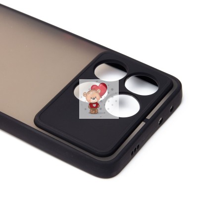 Чехол-накладка для Xiaomi Poco X6 Pro 5G (черный) - PC041