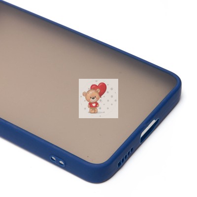 Чехол-накладка для Xiaomi Poco X6 Pro 5G (темно-синий) - PC041