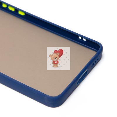 Чехол-накладка для Xiaomi Poco X6 Pro 5G (темно-синий) - PC041