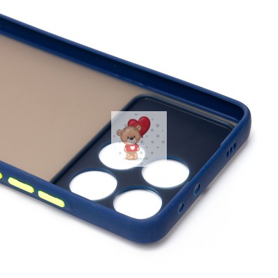 Чехол-накладка для Xiaomi Poco X6 Pro 5G (темно-синий) - PC041