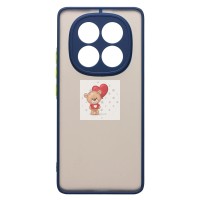 Чехол-накладка для Xiaomi Poco X7 (темно-синий) - PC041