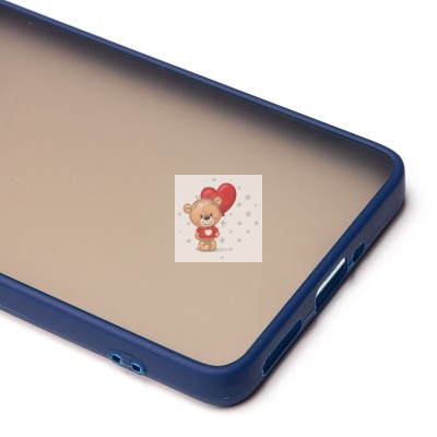 Чехол-накладка для Xiaomi Poco X7 (темно-синий) - PC041