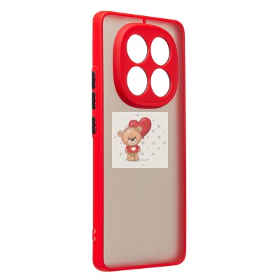 Чехол-накладка для Xiaomi Poco X7 (красный) - PC041