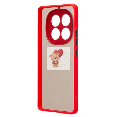 Чехол-накладка для Xiaomi Poco X7 (красный) - PC041