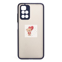 Чехол-накладка для Xiaomi Redmi 10 (темно-синий/черный) - PC041 Чехол-накладка для Xiaomi Redmi 10 (темно-синий/черный) - PC041