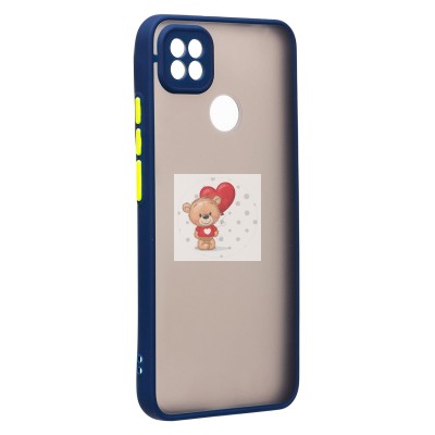 Чехол-накладка для Xiaomi Redmi 10A (темно-синий/черный) - PC041 Чехол-накладка для Xiaomi Redmi 10A (темно-синий/черный) - PC041