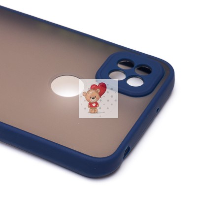 Чехол-накладка для Xiaomi Redmi 10A (темно-синий/черный) - PC041 Чехол-накладка для Xiaomi Redmi 10A (темно-синий/черный) - PC041