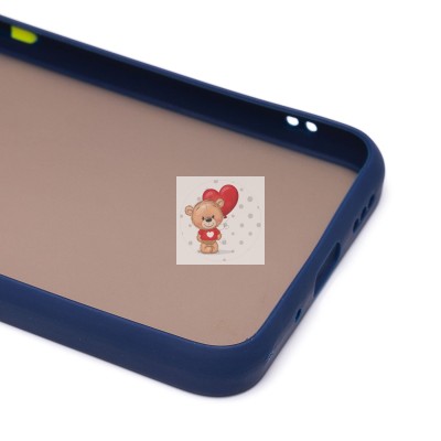 Чехол-накладка для Xiaomi Redmi 10A (темно-синий/черный) - PC041 Чехол-накладка для Xiaomi Redmi 10A (темно-синий/черный) - PC041