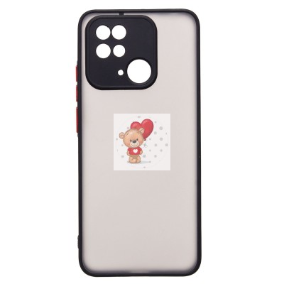 Чехол-накладка для Xiaomi Redmi 10C (черный/черный) - PC041 Чехол-накладка для Xiaomi Redmi 10C (черный/черный) - PC041