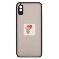 Чехол-накладка для #Xiaomi Redmi 9A/Xiaomi Redmi 9i (черный/черный) - PC041