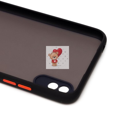 Чехол-накладка для #Xiaomi Redmi 9A/Xiaomi Redmi 9i (черный/черный) - PC041