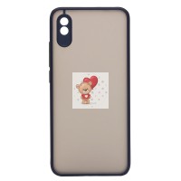 Чехол-накладка для Xiaomi Redmi 9i (темно-синий/черный) - PC041