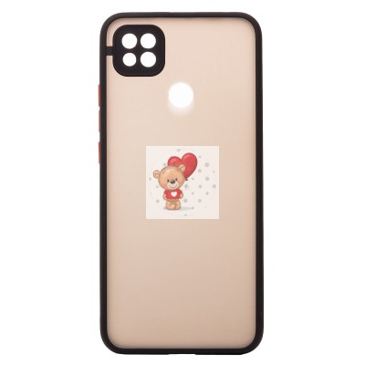 Чехол-накладка для Xiaomi Redmi 9C (черный/черный) - PC041