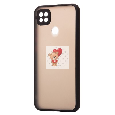 Чехол-накладка для Xiaomi Redmi 9C (черный/черный) - PC041