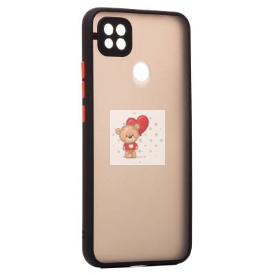 Чехол-накладка для Xiaomi Redmi 9C (черный/черный) - PC041