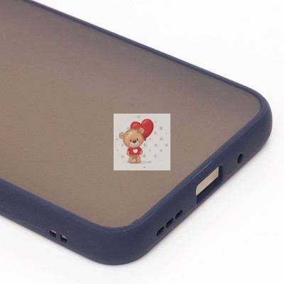 Чехол-накладка для Xiaomi Redmi 9C (темно-синий/черный) - PC041