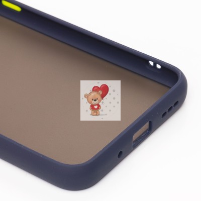 Чехол-накладка для Xiaomi Redmi 9C (темно-синий/черный) - PC041