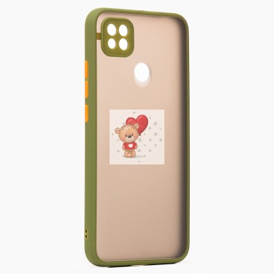 Чехол-накладка для Xiaomi Redmi 9C (зеленый/черный) - PC041