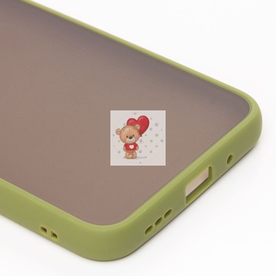 Чехол-накладка для Xiaomi Redmi 9C (зеленый/черный) - PC041