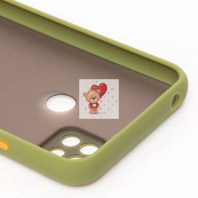 Чехол-накладка для Xiaomi Redmi 9C (зеленый/черный) - PC041