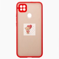 Чехол-накладка для Xiaomi Redmi 9C (красный/черный) - PC041