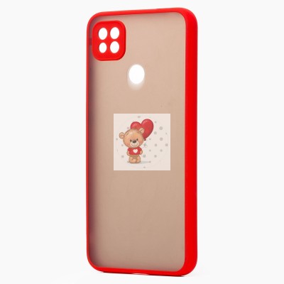 Чехол-накладка для Xiaomi Redmi 9C (красный/черный) - PC041